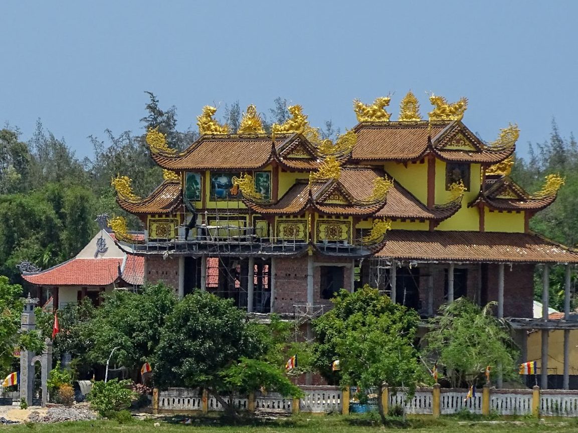 A Pagoda in Hoi An, near Vinpearl Land