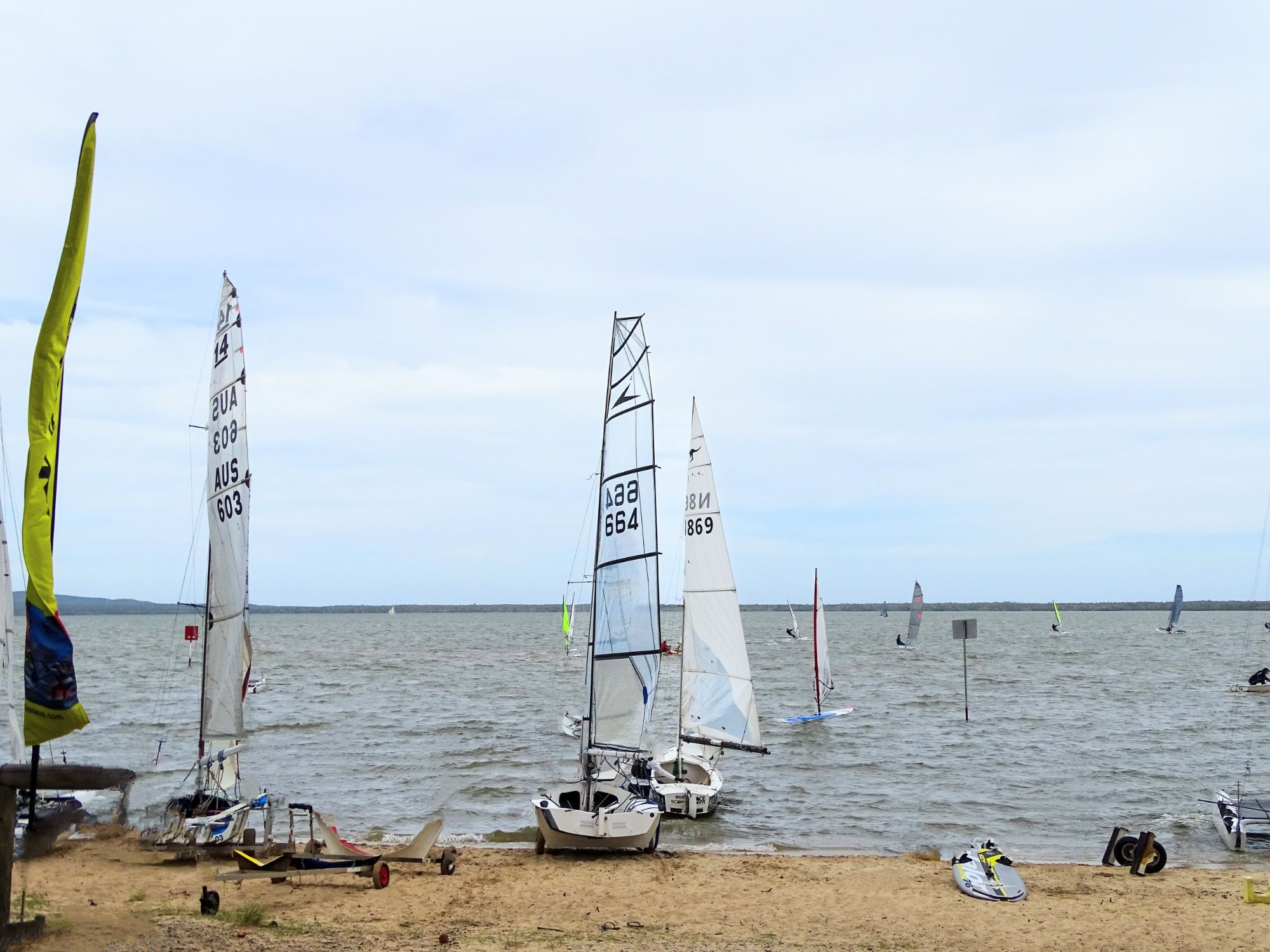 Sailboats At Boreen Point