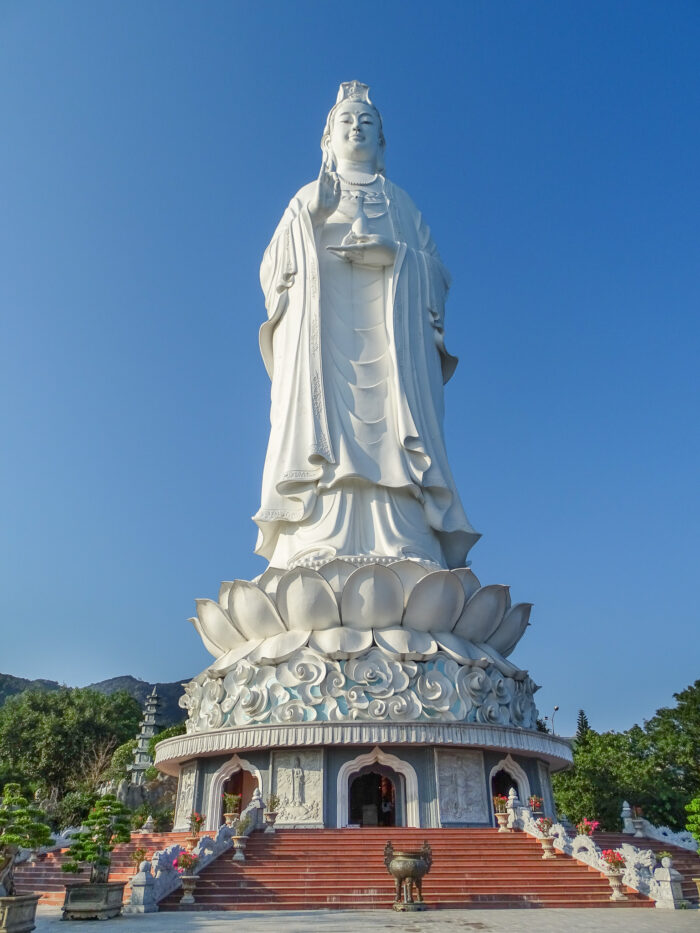 Linh Ung Pagoda and the Lady Buddha Statue in Da Nang Vietnam